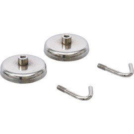BGS Diy 79913 | Magnetic Hook Set | round | Ø 35 mm | 2 pcs. | 3,5 kg