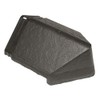 4 x Slate Grey Enviro Tile Roof Hip End Cap