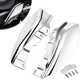 Benlari Mid Frame Air Heat Deflectors Compatible for Harley Touring and Trike 2009-2016 Models Without Cool Cool Flow Fan (Chrome)
