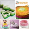 4 PCS T-Shirt Elastic Fabric Crochet Cloth for DIY Knitting,