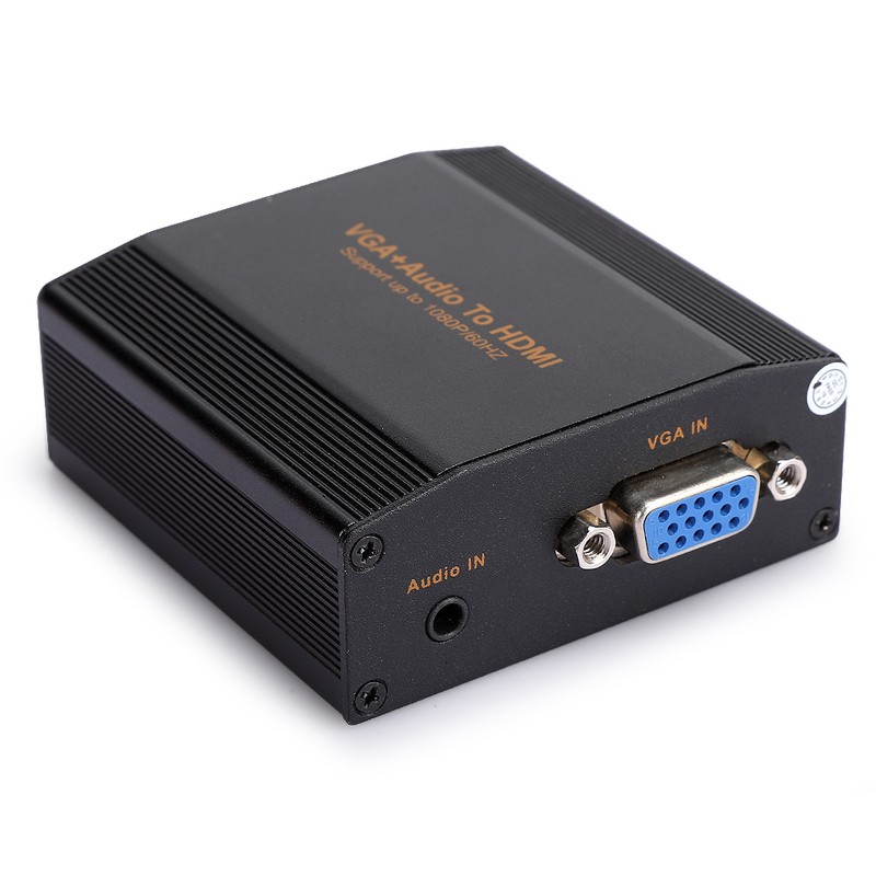 VGaAudio to HDMI 1080P Portable Audio Converter Convertor Adaptor Equipment
