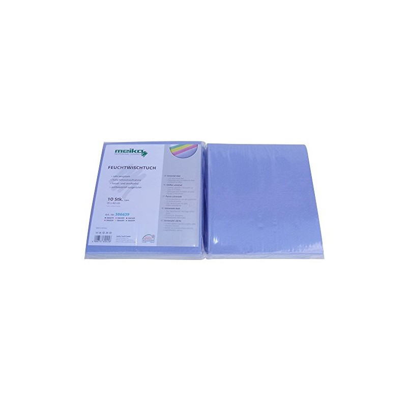 Meiko wet wipes for 35x40 cm Blue 10 Pack 100%