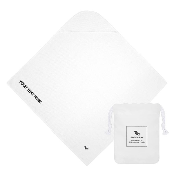 Dock & Bay Customized Baby Towel - Hooded Bath Time