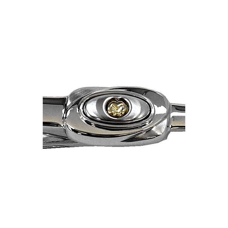 Mila Schon [milasohon] Tie Clip Tie Bar Tie Pin Silver