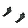 Ernst Manufacturing 1/4-Inch Side Mount Ratchet and Extension Holder, Black