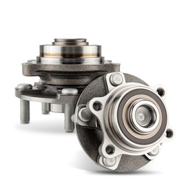 KAX 513268 Front Wheel Bearing and Hub Assembly for 2003 G35,for 2004-2006 G35 RWD,for 2003-2009 350Z,5 Lug 4 Bolt Flange,2PCS