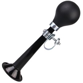 TKY Horn Bell Cycle Bell Bicycle Bike Retro Bugle Loud Safety Warning Sound (Black)