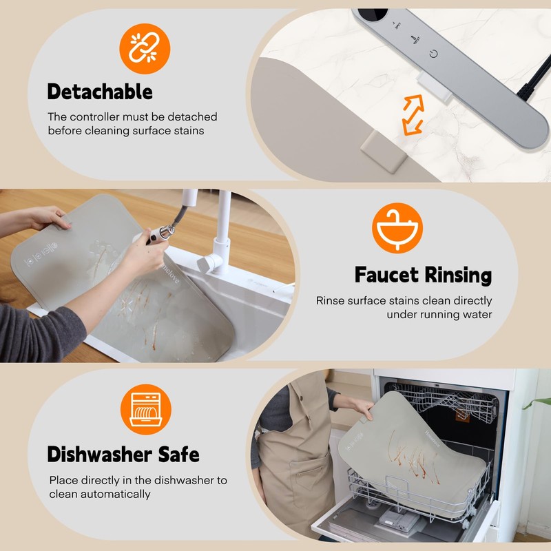 Homelove Warming Mat for Food - Electric Warming Tray with