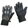 N'Ice Caps Boys Plush Lined Breathable Skeleton Stretch Lightweight Gloves