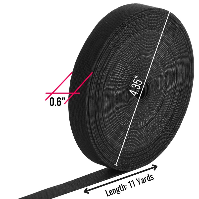Mr. Pen- Elastic Band for Sewing, 0.6 Inch, 11 Yards,