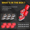 Bolipoeq 40Amp Automatic Reset Circuit Breaker 12V-24V DC for Automotive