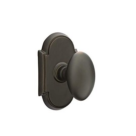 Emtek Privacy Set, Style 8 Rosette, Egg Knob, Oil Rubbed Bronze US10B