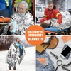 QIO CHUANG Emergency Mylar Thermal Blankets -Space Blanket Survival kit