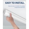 Sararoom 2ft LED Shop Fixture, 20W Tube, 2400lm, 4000K Neutral
