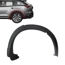 SecosAutoparts Rear Left Side Wheel Fender Molding Trim Compatible with Mazda CX-9 2016-2023 Replace# TK48-51-W60H TK4851W60H TK48-51-W60F TK4851W60F Rear Left Wheel Arch Molding