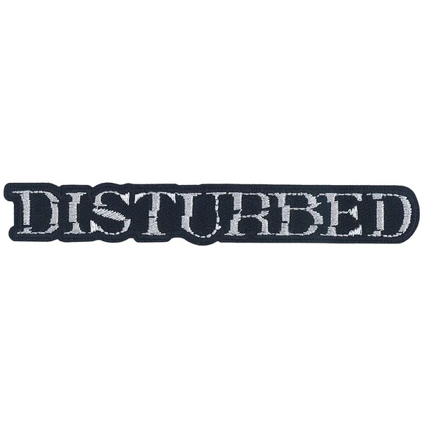 C&D Visionary Disturbed Logo Patch, Black, White