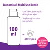 iVIZIA Limpiador Micelar De Párpados 3.4 Oz, Para Párpados Sensibles,