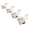 Binder Paper Clips, Assorted Sizes Set (Mini, Small, Medium, Large)