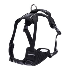 TOTTO - Heikul Dog Harness, Size S, Small Dog Harness, Adjustable, Reflective Details, Loop for Leash and Handle, Easy to Install, Lightweight, Black