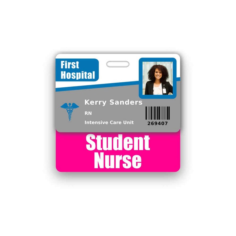 Student Nurse Badge Buddy Horizontal w/Height & Weight Conversion Charts