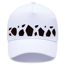 TWSTIV Unisex Trafalgar Law 2nd Cosplay Hat Baseball Cap White, Trafalgar Law 2nd, One Size, Trafalgar Law 2, One Size, Trafalgar Law 2
