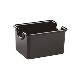 SWEET HOME Black container for sugar and tea cod.BR00620LU cm 8.5 x 6.5 x 5h by Varotto & Co.