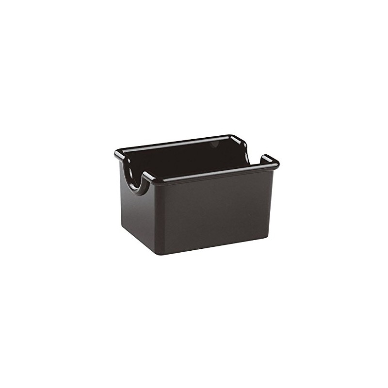 SWEET HOME Black container for sugar and tea cod.BR00620LU cm