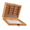 Miniature Wooden Bookshelf Anxiety Relief Multi Books Display Case Cabinet