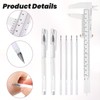 Bewudy Eyebrow Microblading Marker Pen, 2 Pcs Brow Mapping Pens