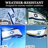 Israeli Flag 3x5 ft - Double Sided Embroidered Israel Flags