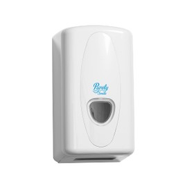 Blake & White Purely Smile Bulk Pack Toilet Tissue Dispenser White