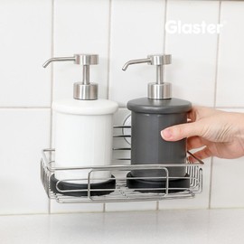 Glaster Mini Multipurpose Accessory Shelf/Living/Bathroom Shelf / 글라스터  미니 다용도 소품 선반/생활/욕실선반