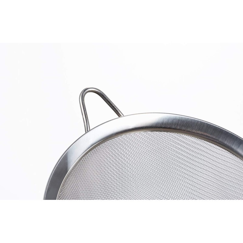 GWHOLE Powder Sifter, Strainer, Confectionery Colander, Stainless Steel, Mesh 0.04