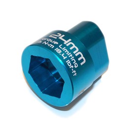 KLICK WRENCH 2 Stage 24mm Torque Limiting Oil Filter Wrench, Blue, 6061-T6 Aluminum