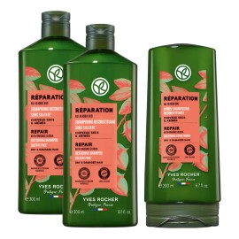 Yves Rocher Kit Shampoo Y Acondicionador Reparación Capilar