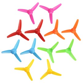 BOROLA 70mm 3-Blade Fan Propeller - Perfect for RC Boat DIY - Improve Air Flow and Performance - Fits 2mm Shaft Motor - Perfect for Ship Models, Airplanes, Science Education Toys