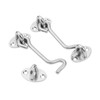 2 Pack 4 Inch Hook and Eye Latch, 304 Heavy