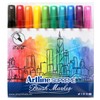 Artline Supreme Brush Marker Assorted Pack of 10 Colours