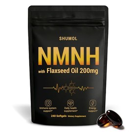 Suplemento NMNH 240 cápsulas blandas, cápsulas blandas liposomales NMN de 500 mg con aceite de linaza de 200 mg | Apoya la energía y el antienvejecimi