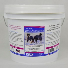 SU-PER Kool-N-Soothe Horse Poultice - Helps Draw Out Swelling & Soreness - Natural Herbal Liniment & Cooling Agent - 12 Pounds