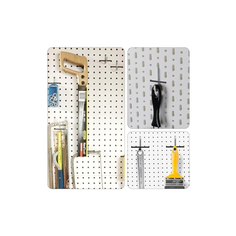 AccEncyc Black Peg Locks Plastic Pegboard Hook Locks Pegboard Display