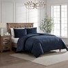 Tahari Home - Full Comforter Set, Soft Crinkle Velvet Bedding