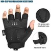 FREE SOLDIER Men's Non-slip Fingerless Gloves Half Finger Cycling Gloves