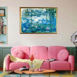 Jigsaw Puzzles for Adults 1000 Piece Waterlilies by Claude Monet 27.56 x 19.69 Inch Jigsaw Puzzles for Adults Educational Game 1000 Pieces Monet Puzzles for Adults