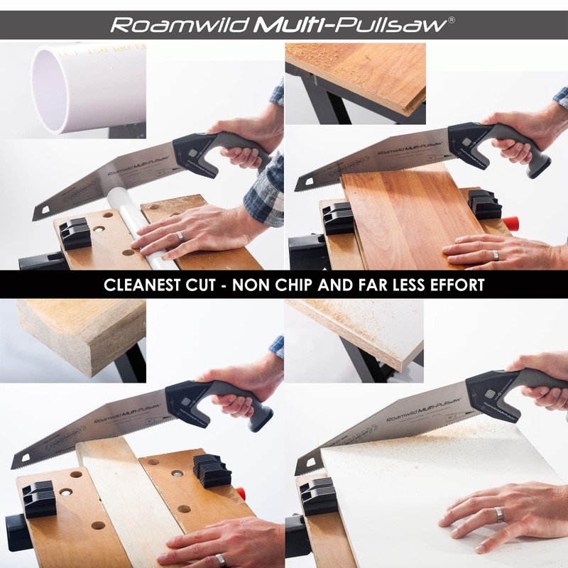 Roamwild Multi Pull Saw Japanese Style Double Edge Pullsaw –