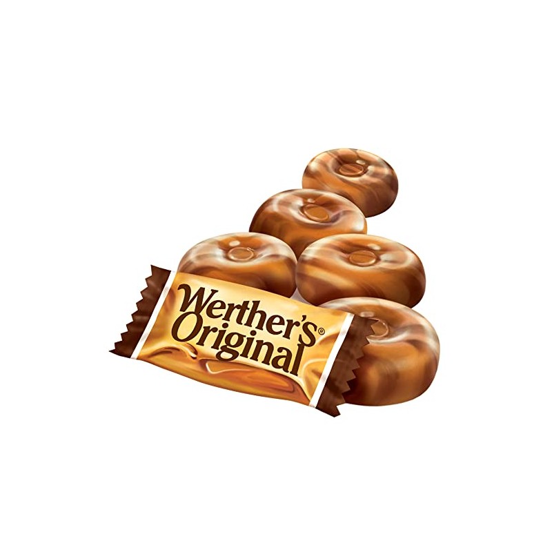 WERTHER'S ORIGINAL Caramel Coffee Hard Candy, Individually Wrapped Candy, 5.5