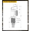 Highcraft 540Q Washing Machine Replacement Valve 1/2’’ PEX B Inlet