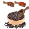 BOXOB 2pcs Mini Acacia Wood Coffee Spoons, Multipurpose Tablespoon Scoops