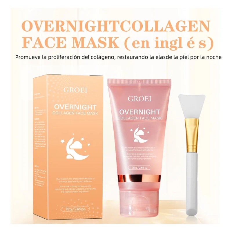 Crema Colágeno Mascarillas Profunda Cepillo