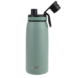 Oasis Stainless Steel Double Wall Insulated Sports Bottle W/Screw-Cap 780Ml - Sage Green